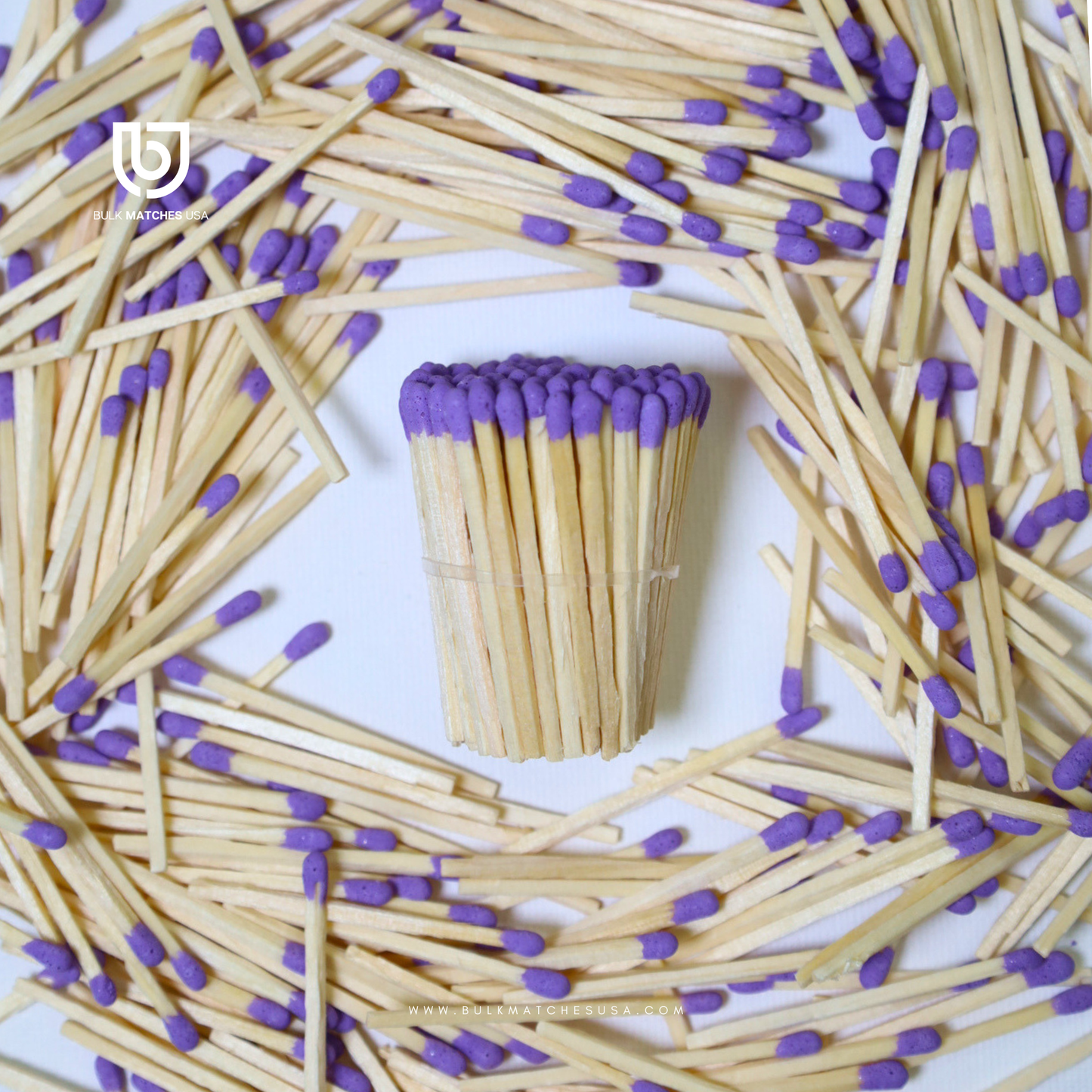 1.90" Safety Matches - Lavender