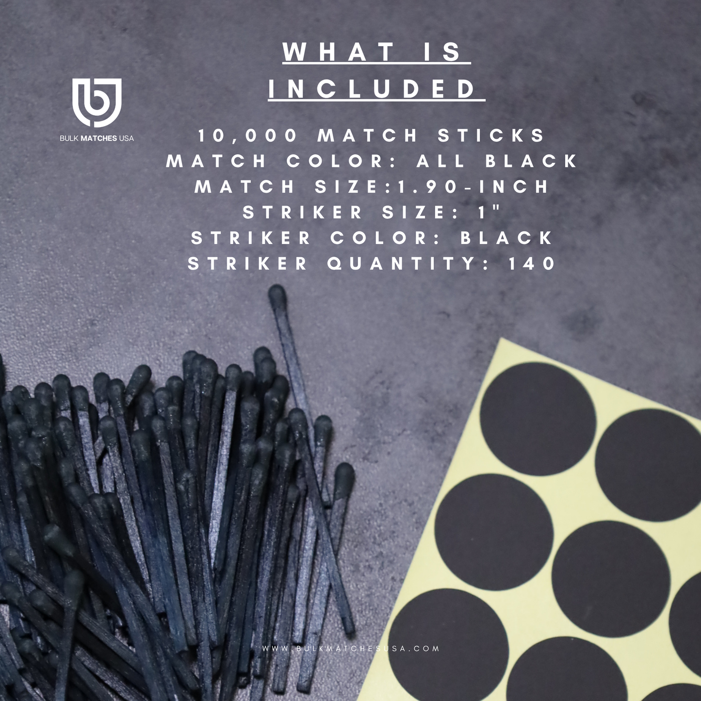 10K All Black 1.90-inch + Striker Paper