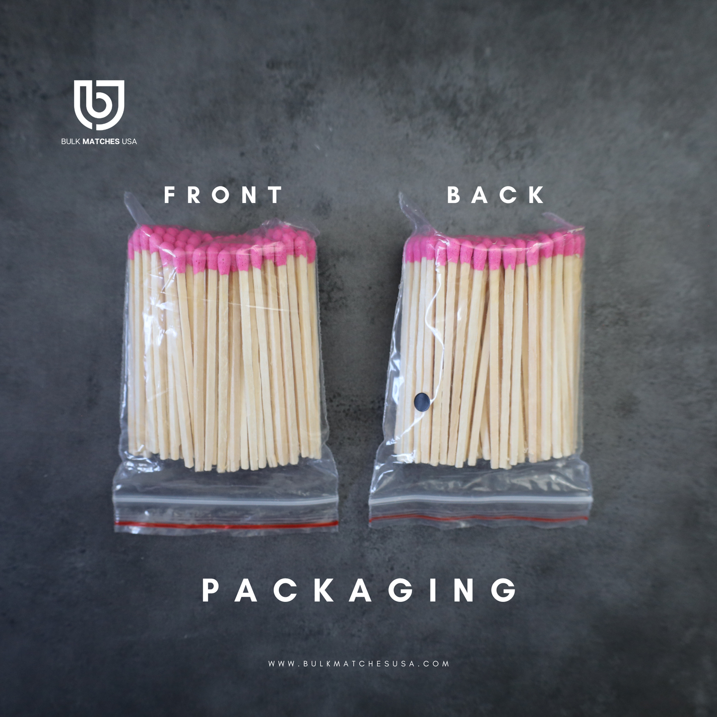 3inch Hot Pink | Bulk matches | Safety Matches Kit