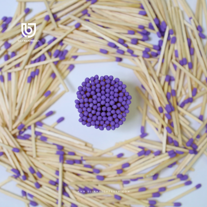 1.90" Safety Matches - Lavender