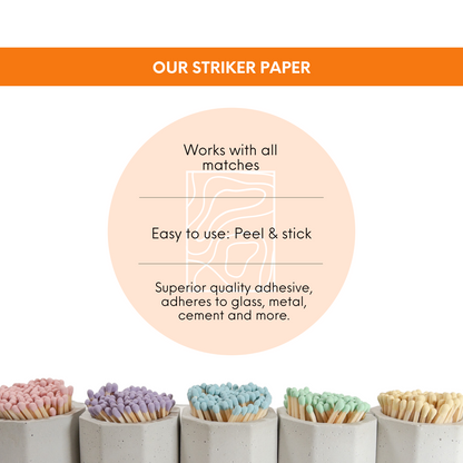 0.75" Circle | Pre-cut Striker Paper