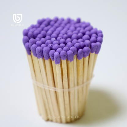 1.90" Safety Matches - Lavender