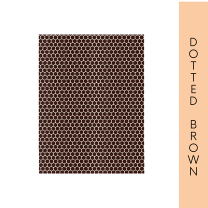 Dotted Brown Sheet | Self Adhesive