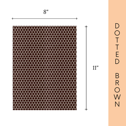 Dotted Brown Sheet | Self Adhesive