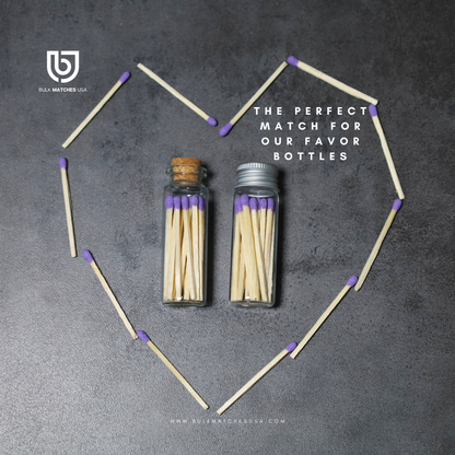 1.90" Safety Matches - Lavender