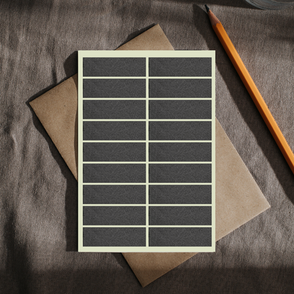 Rectangle - Pre-cut Striker Paper Sticker