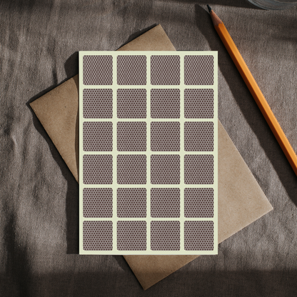 Square - Self-Adhesive Striker Paper Sticker