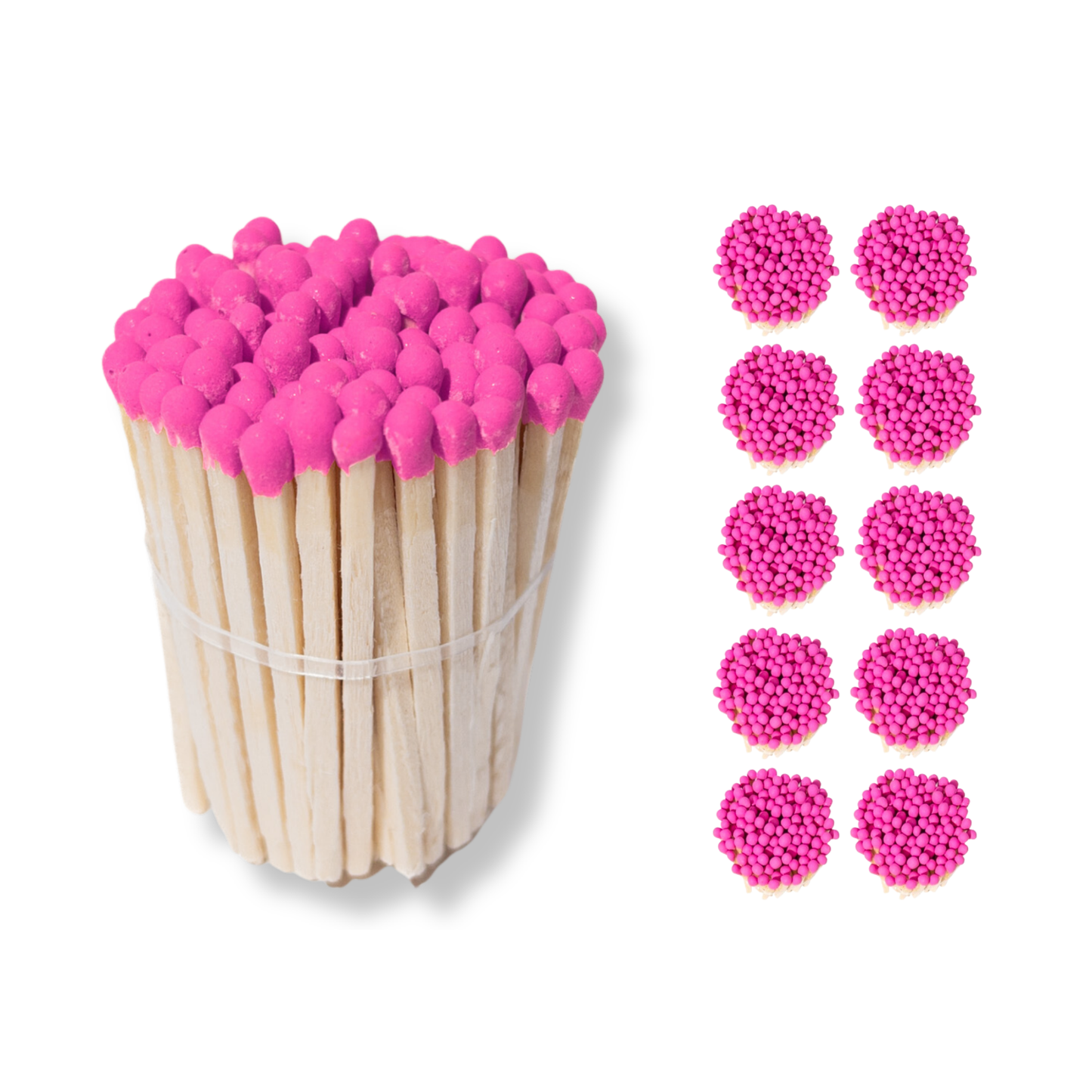 1.90” Safety Matches – Hot Pink
