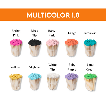 Multicolor 1.0 | 1.90" Safety Matches