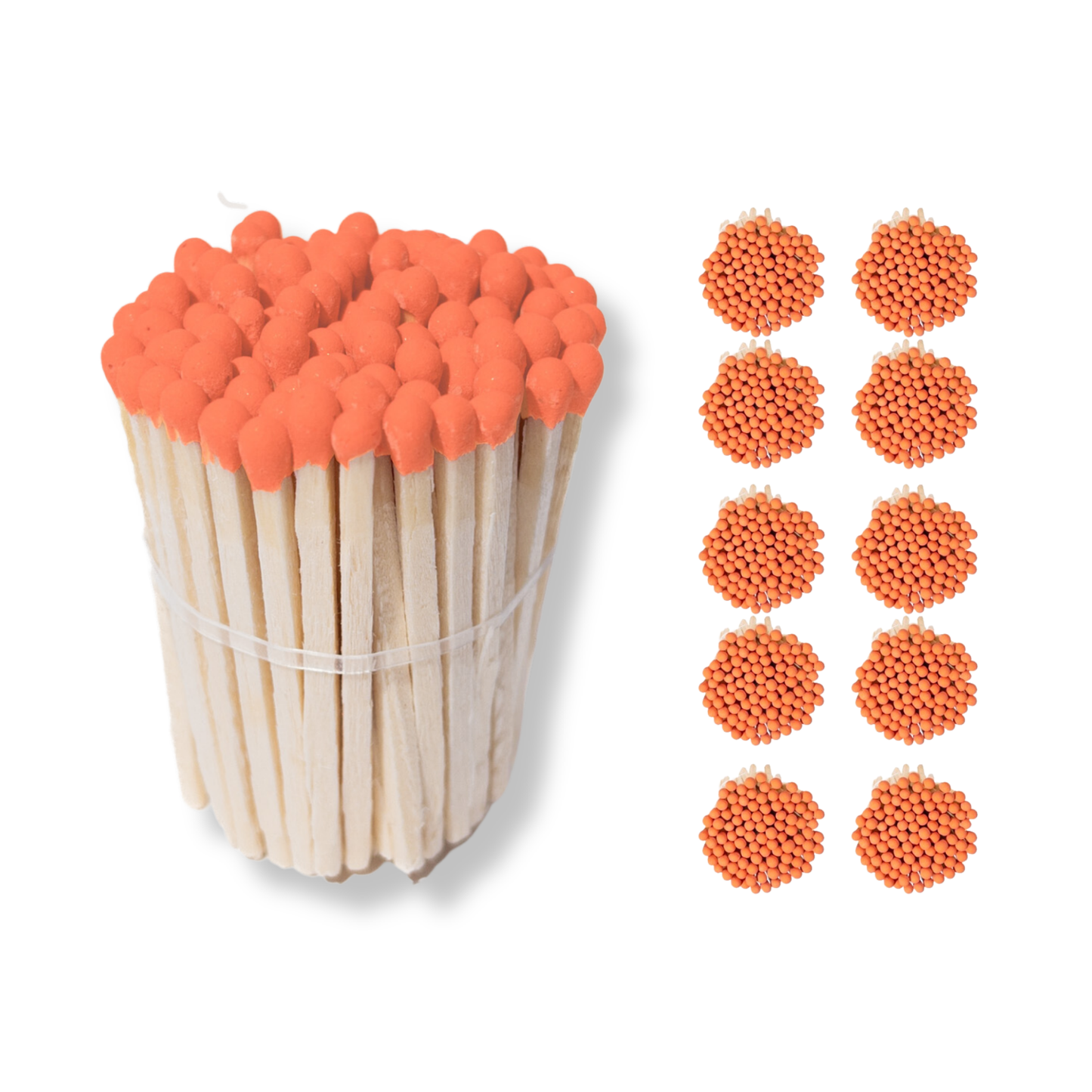 1.90” Safety Matches – Orange Tip