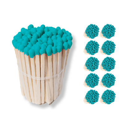 1.90” Safety Matches – Turquoise