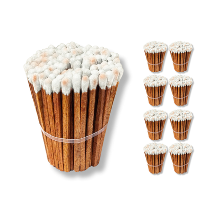 1.90” Safety Matches – White Faux Cedar Tip